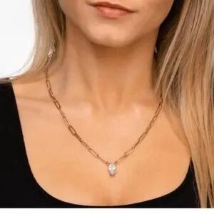 Jaclyn Roxanne Sparkling The Solitaire
Necklace